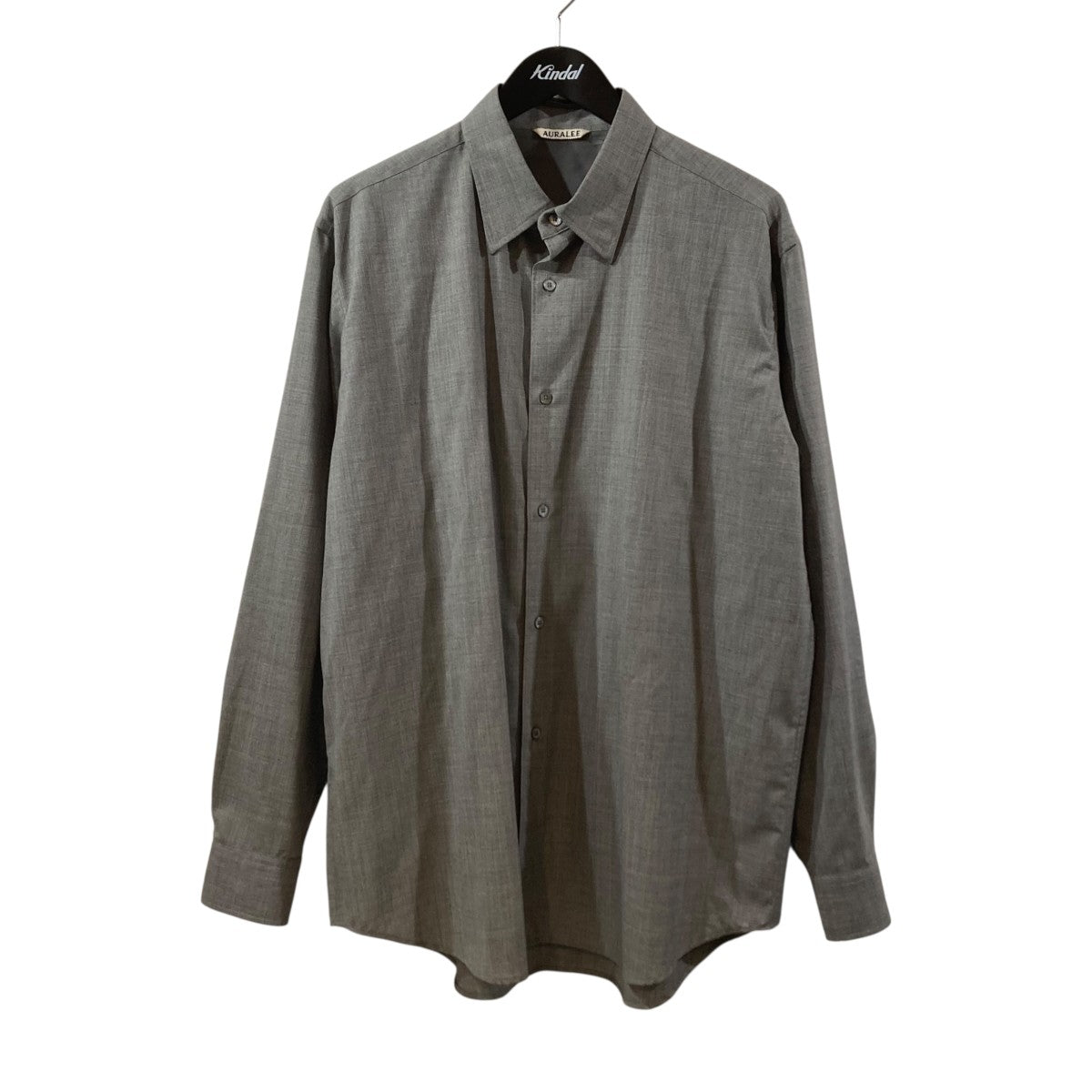 AURALEE(オーラリー) SUPER FINE TROPICAL WOOL SHIRT長袖シャツ