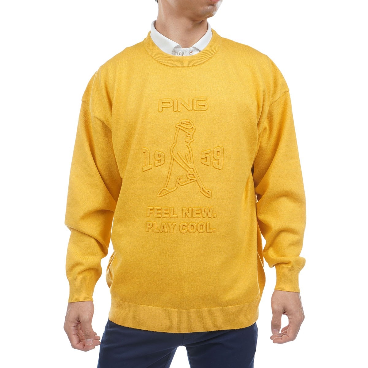 ウールライク クルーネックセーター(中間着(セーター、トレーナー