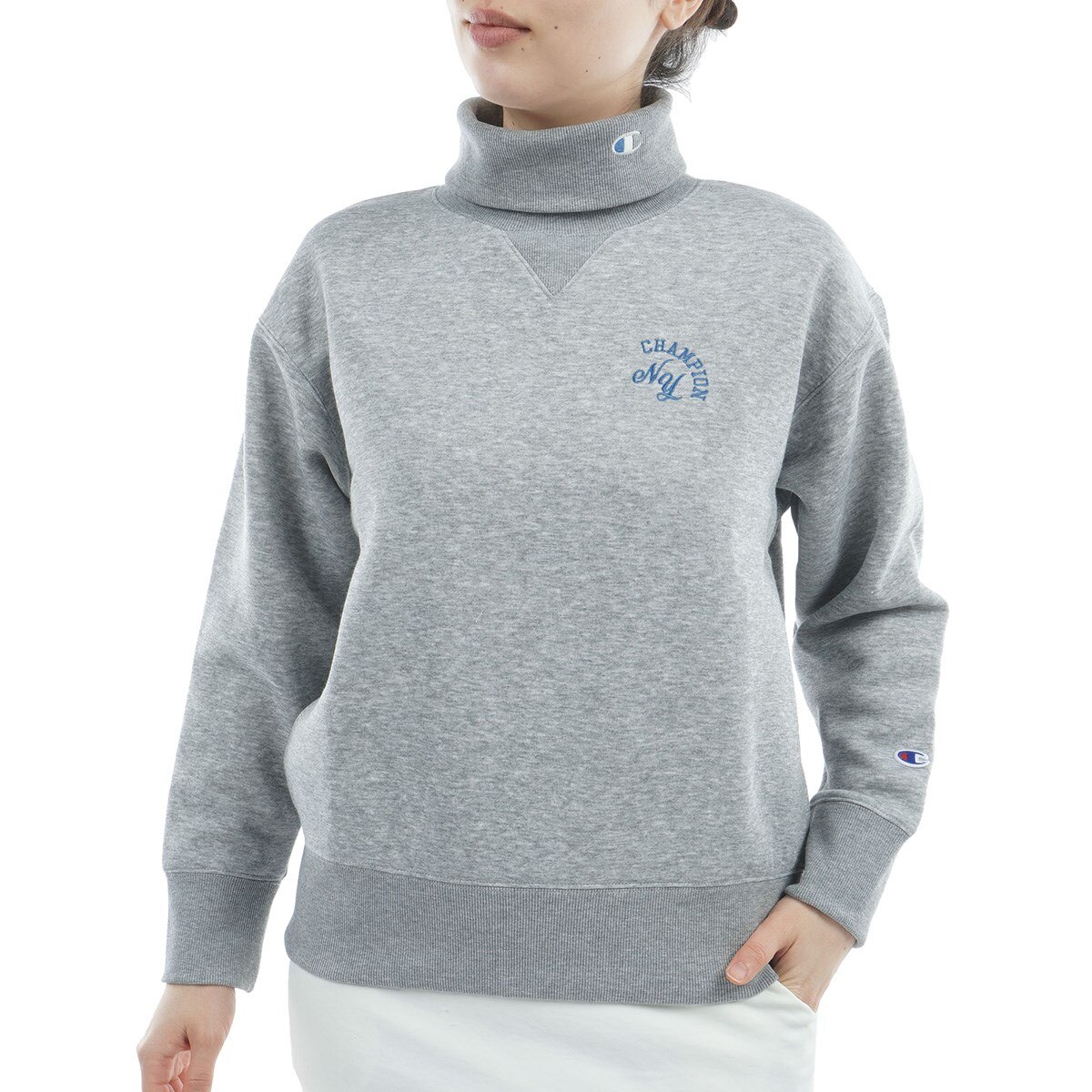 ストレッチ 軽量 保温 テックウイーブテリー 裏起毛タートルネック