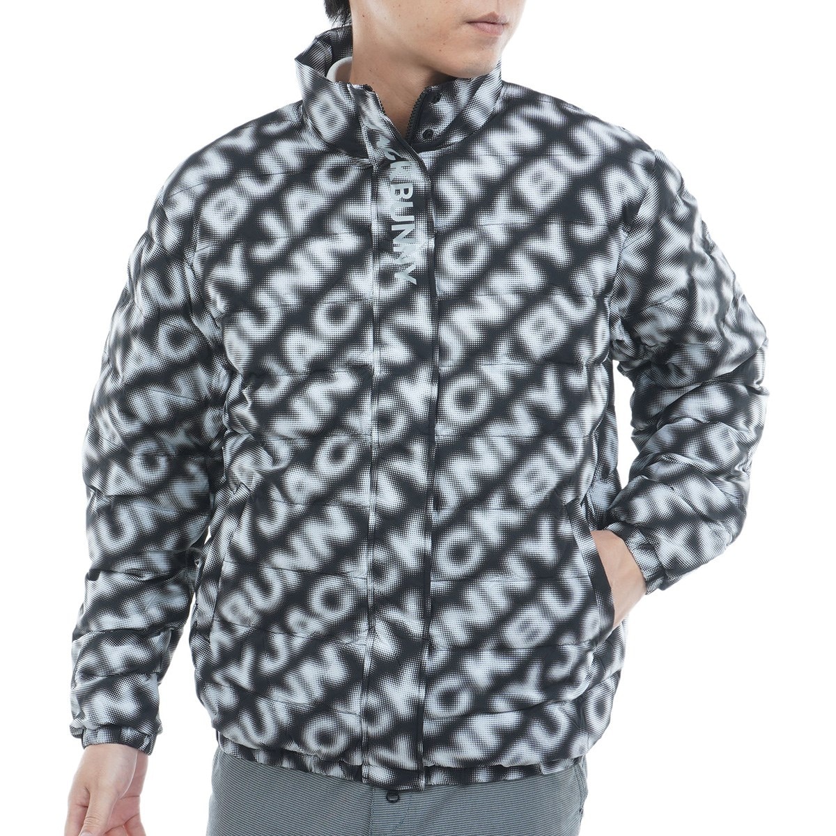 薄中綿ジップアップブルゾン(アウター(ブルゾン、ウインド、ジャケット