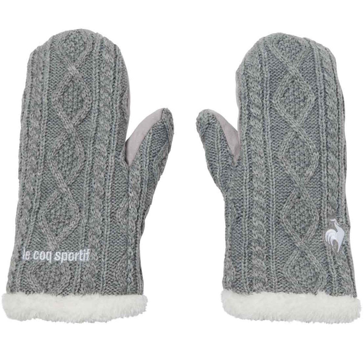 ケーブル編み ミトン 両手用 レディス(【女性】グローブ)|Le coq