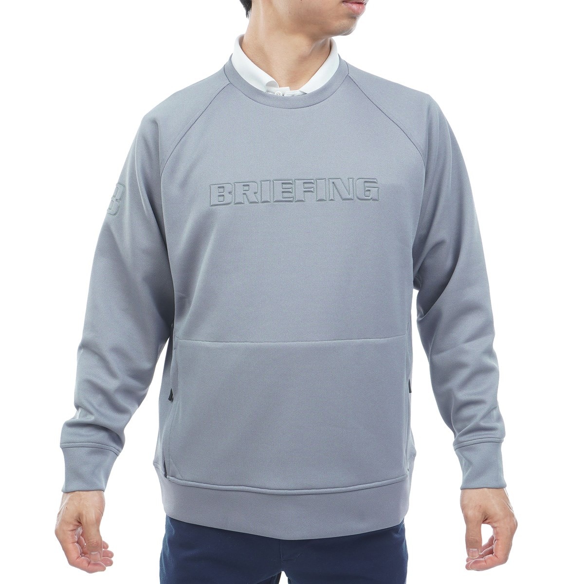 STITCHED 3D ロゴ クルーネックプルオーバー(中間着(セーター