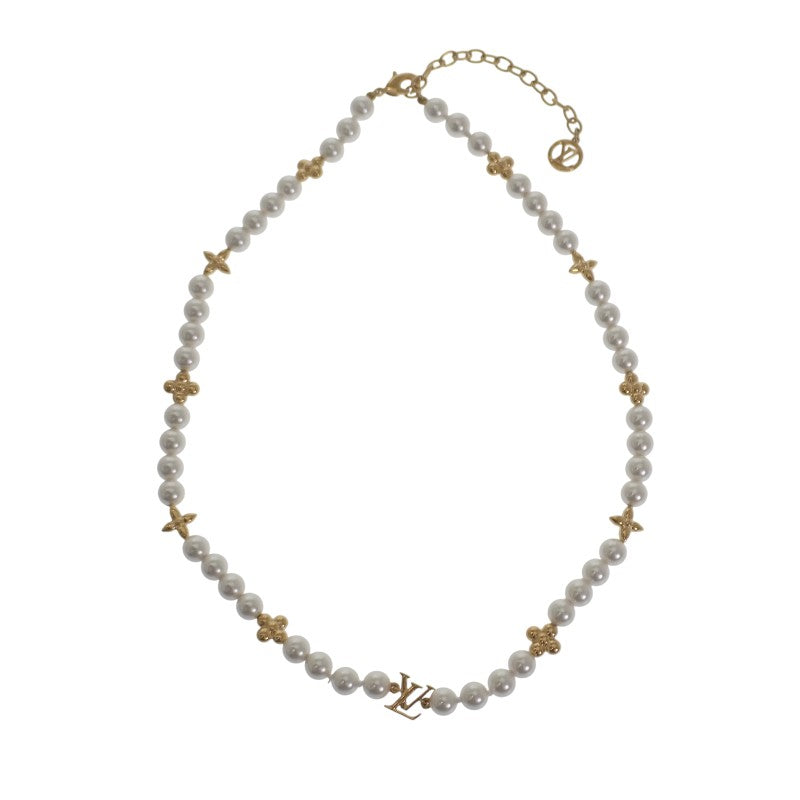 ルイヴィトン LOUIS VUITTON マイ LV パール M01990 ネックレス GP
