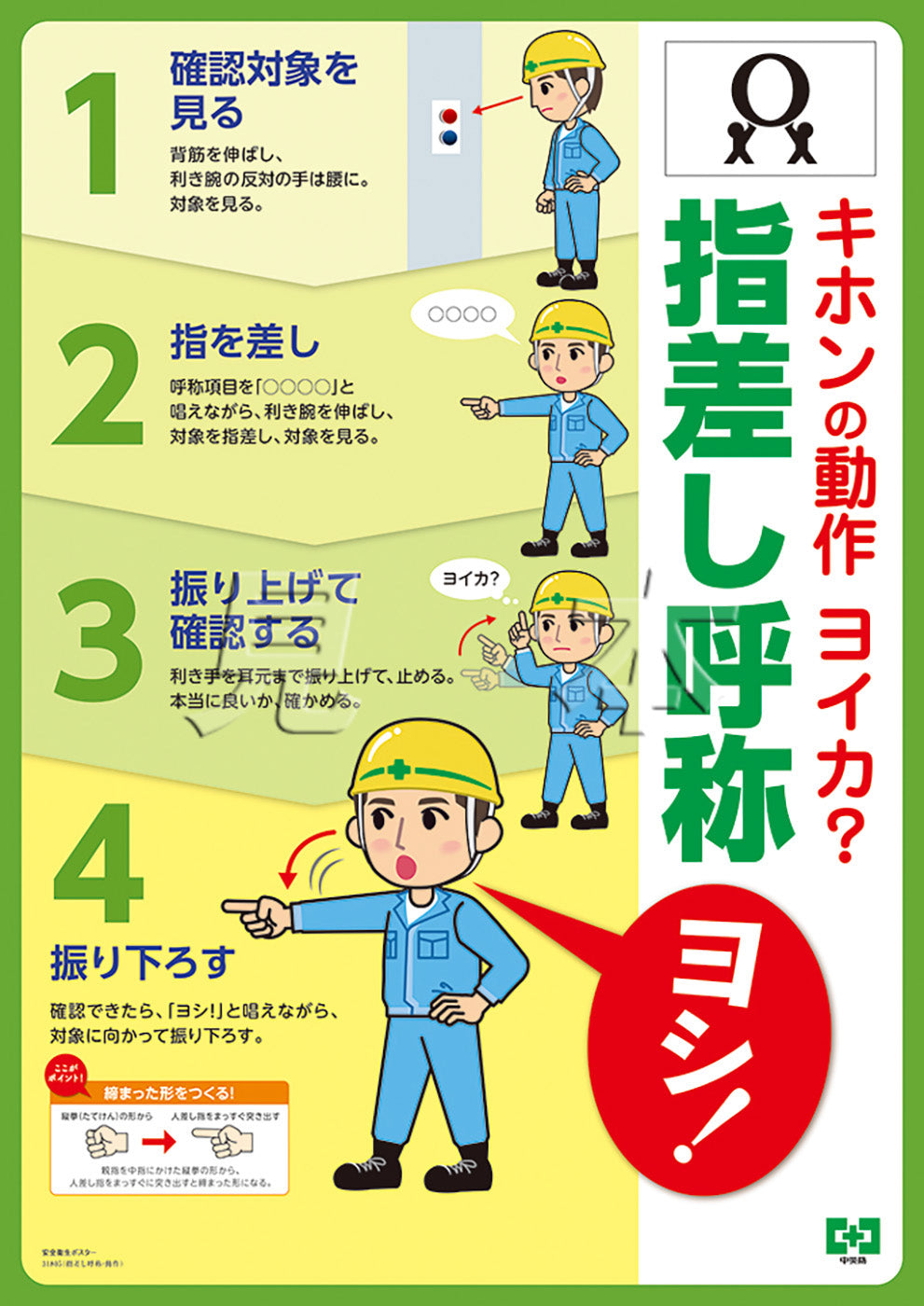 指差し呼称・動作 – 中災防図書用品販売サイト
