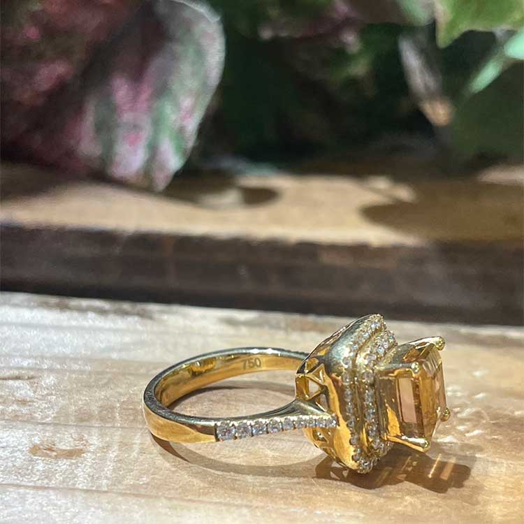 メルシュ］パーティカラートルマリンリング【宝石鑑別書／品質保証書付