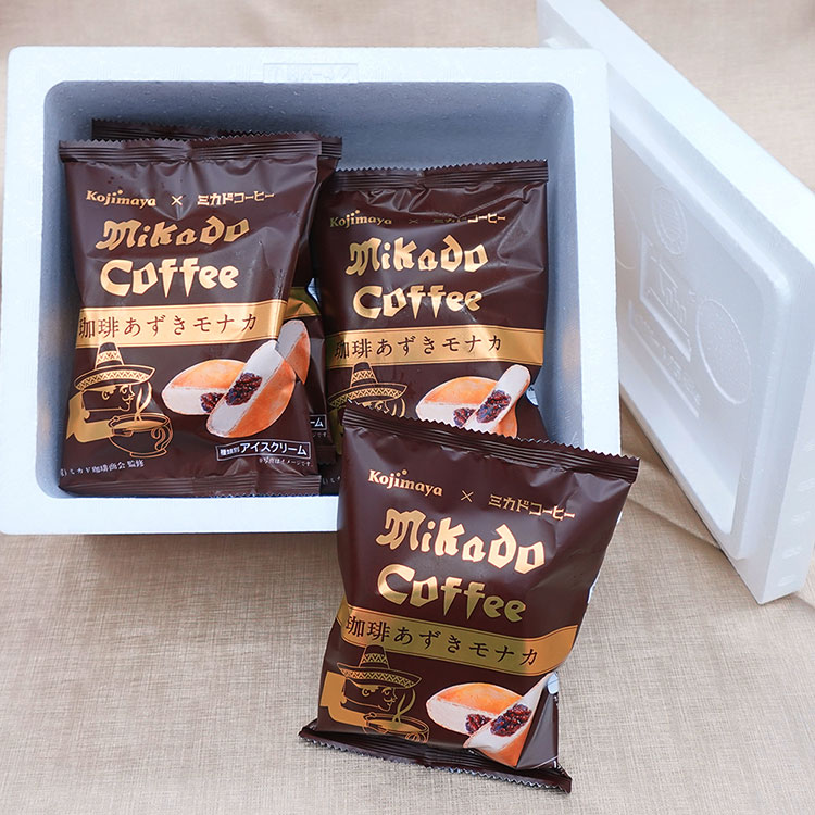 ミカド珈琲商会監修 珈琲あずきアイスモナカSET6個入|新宿Kojimaya