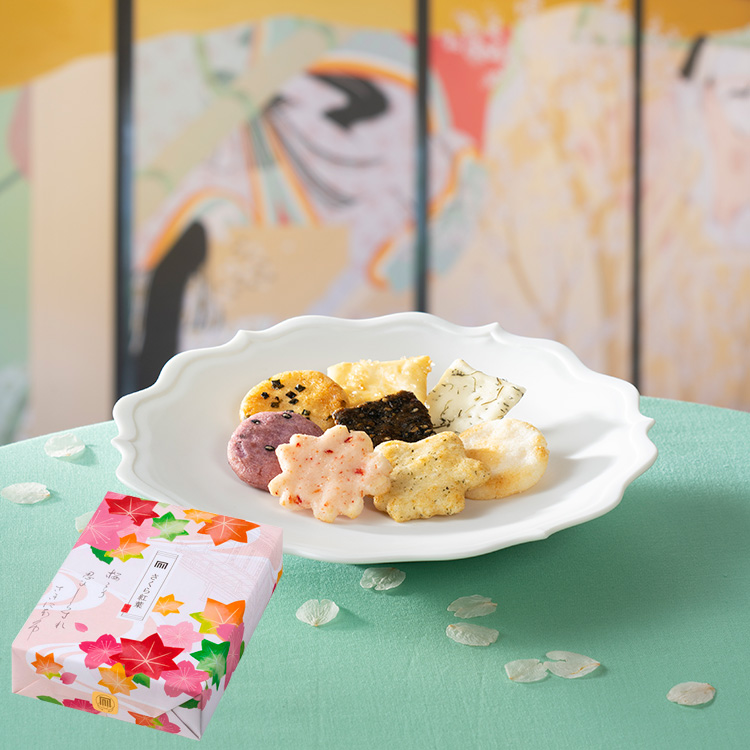 さくら紅葉 H箱|宇治式部郷|煎餅|小田急百貨店オンラインショッピング