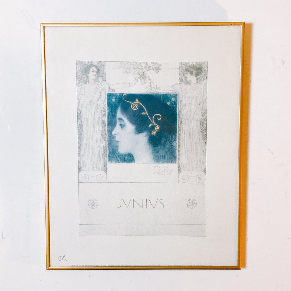 品番3205 アート グスタフ・クリムト JVNIVS ドローイング サイン入り