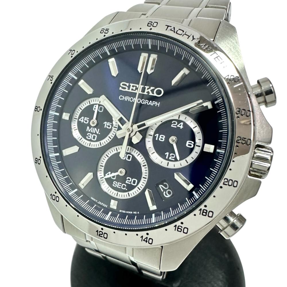 SEIKO/セイコー】 8T63-00D0 クロノグラフ 腕時計 ステンレススチール