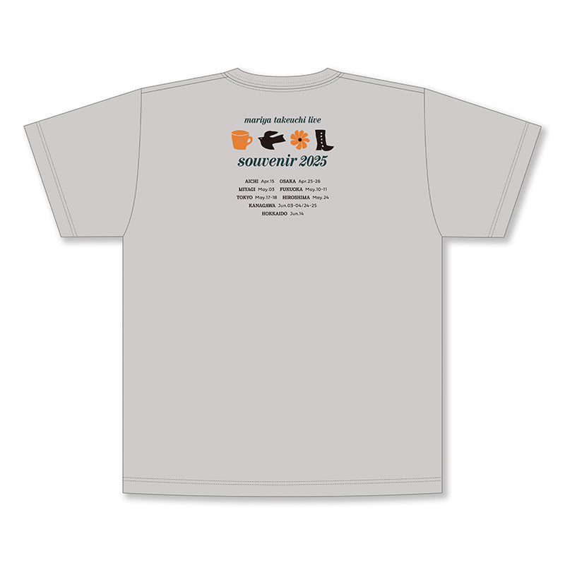 TシャツBグレー – 竹内まりや ONLINE SHOP