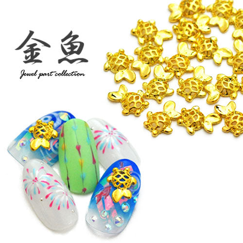 金魚 メタルパーツ ネイルアート ネイルジュエリー ジェルネイル