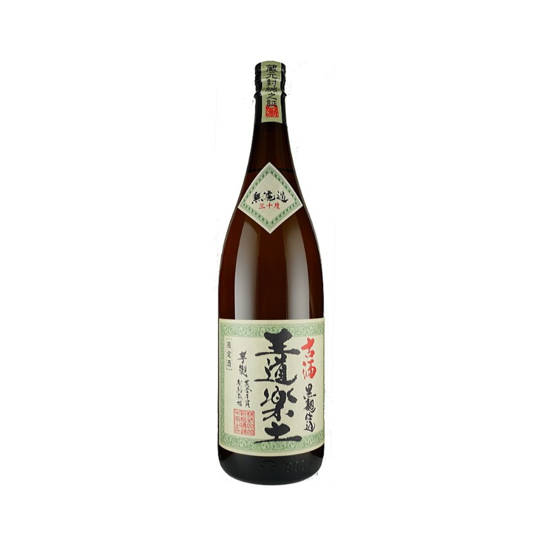 芋焼酎 】恒松酒造本店 王道楽土 黒麹仕込み 古酒 芋焼酎 30度 1800ml