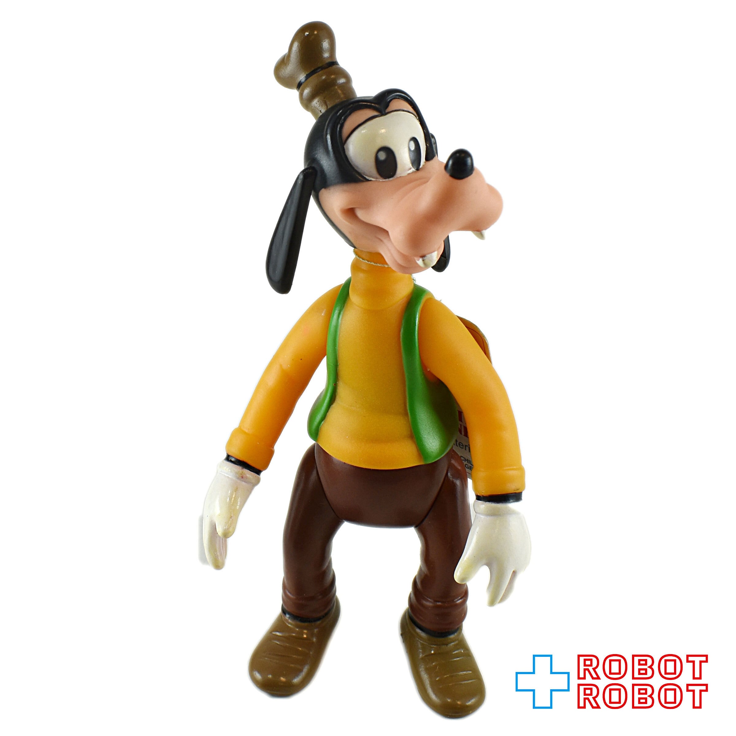 ディズニー グーフィー 関節可動 ラバードール ソフビ 香港 紙タグ付