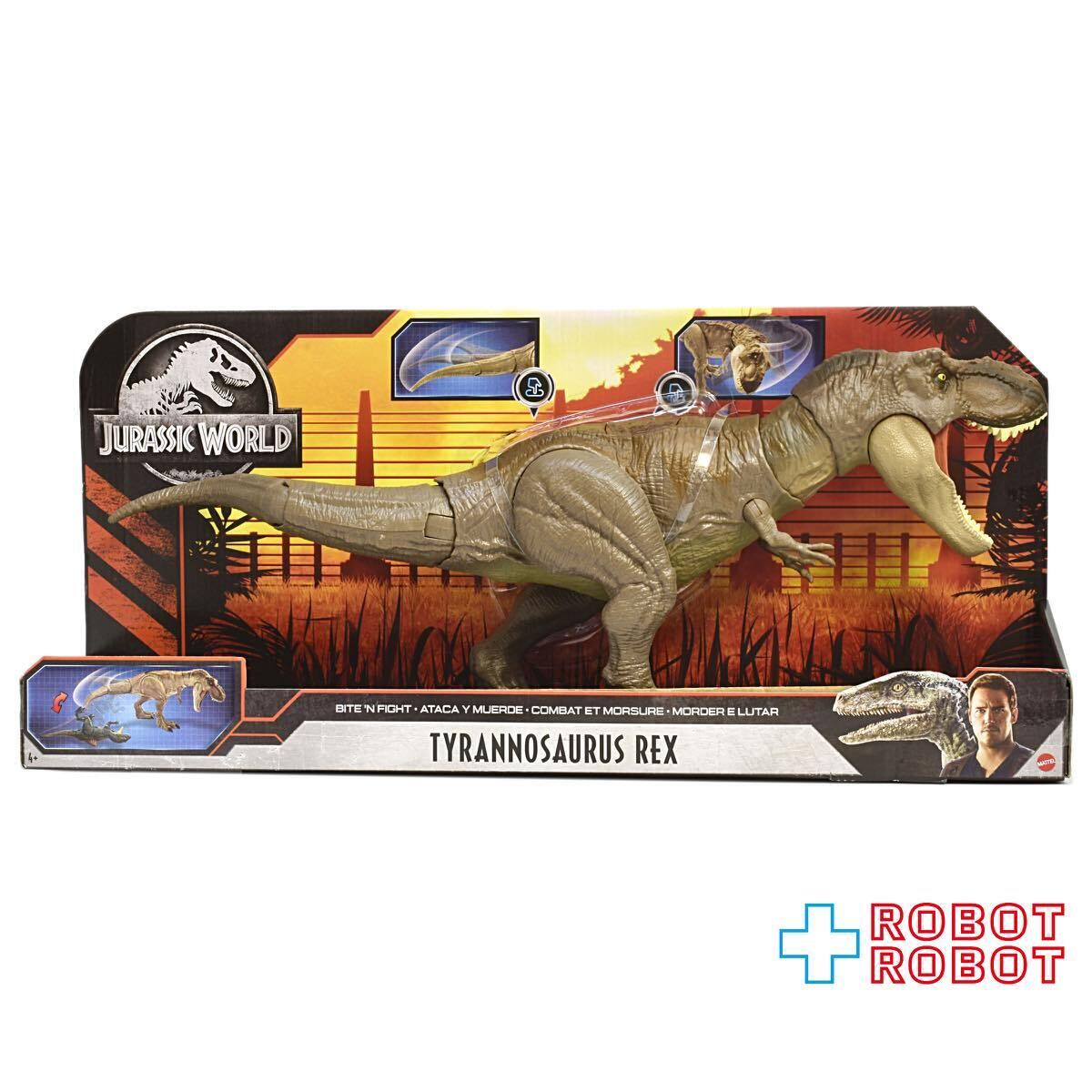 マテル ジュラシック・ワールド バイト＆ファイト ティラノサウルス