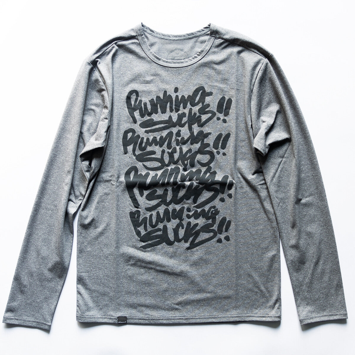 アンサーフォー / ロングTシャツ ランニングサックス！01 (Gray) – Run