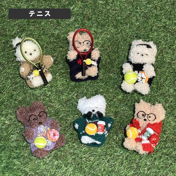 その他 アクセサリ・小物 ]くましゃんテニスチャーム DMM-TK002