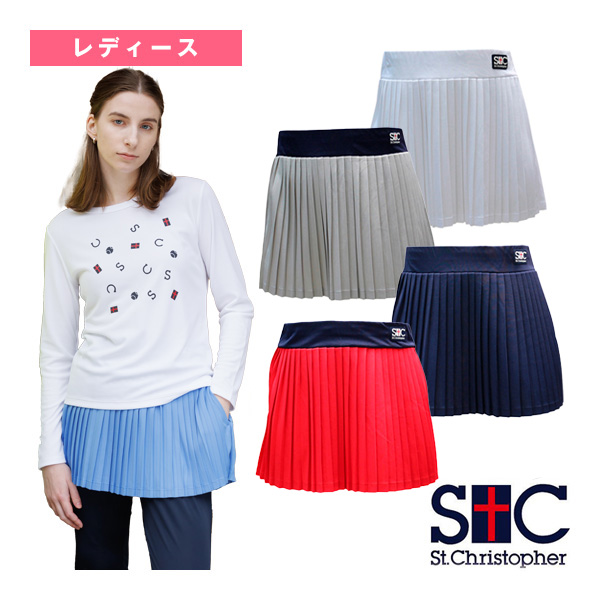 セントクリストファー ウェア（レディース） ]プリーツゲームスコート