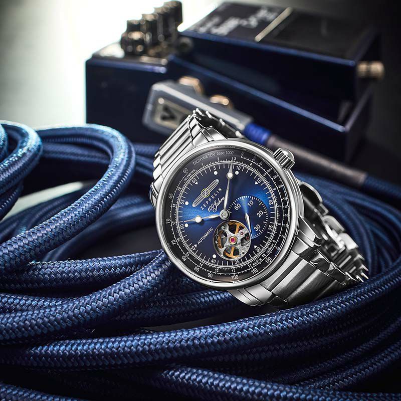 ツェッペリン 100周年記念 オープンハート オートマチック 日本限定