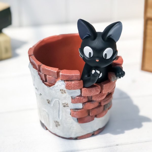 ジブリ プランターカバー 魔女の宅急便 ジジの足跡 スタジオジブリ