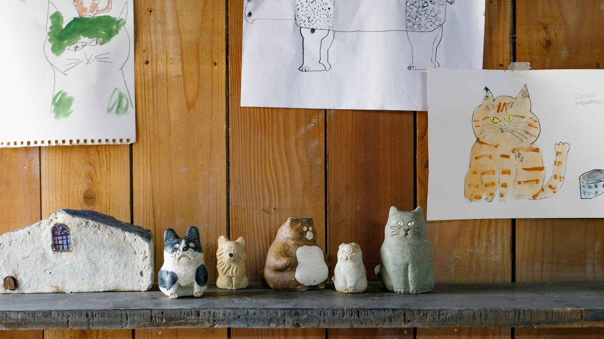 やさしさを乗せて届け、陶の動物たち – SIROKU