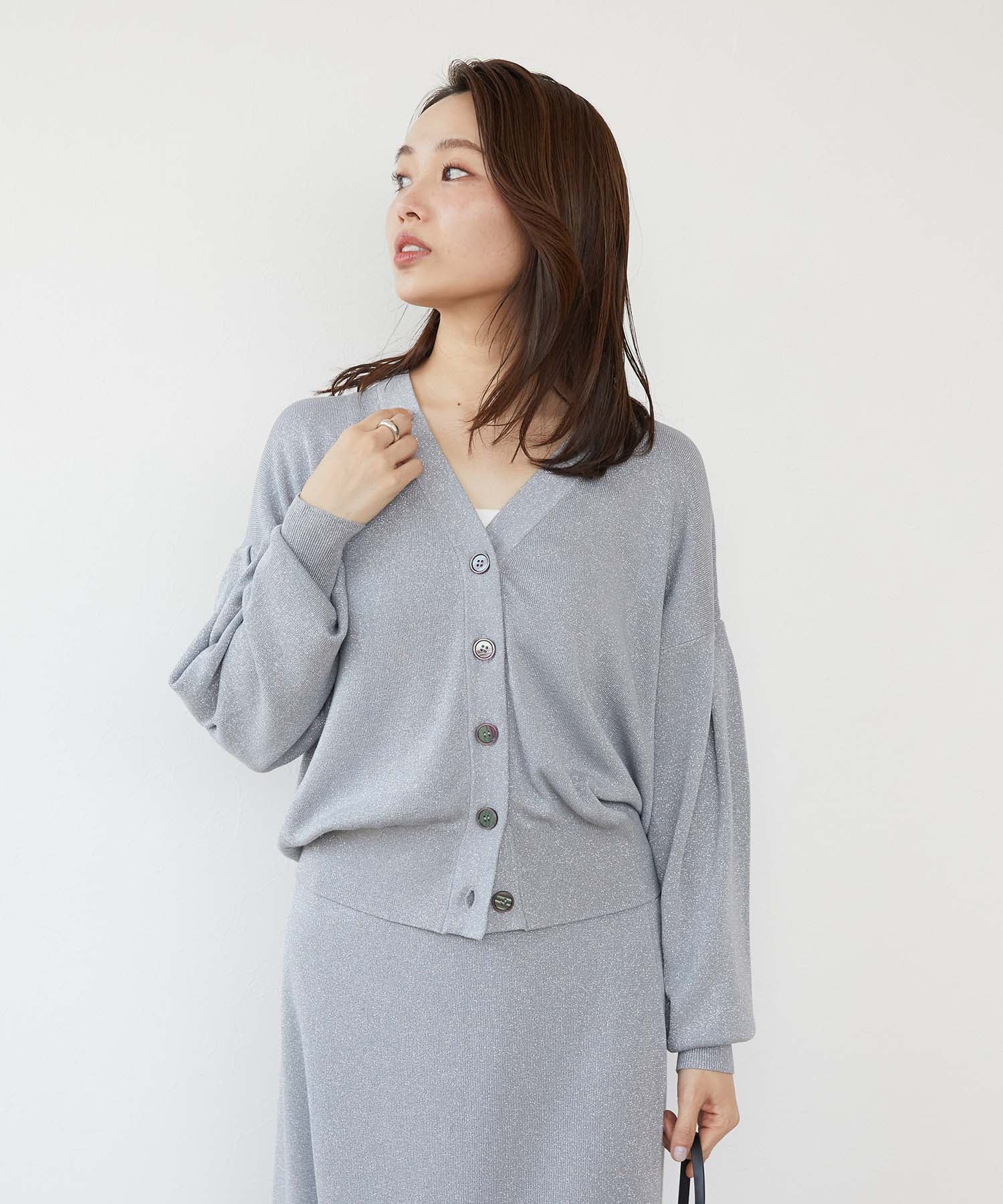 セット対応】ラメニットカーディガン – Sirin Online Store