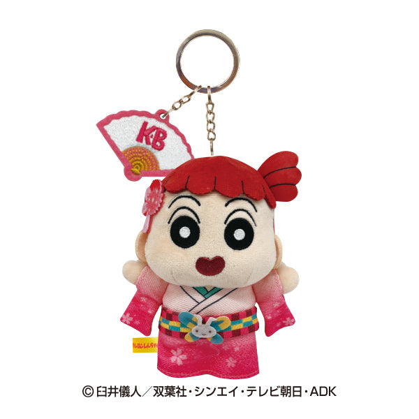 クレヨンしんちゃん NIPPON ART 刺繍チャーム付きぬいぐるみキーリング