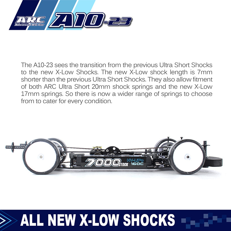 ARC R100035 A10-23 Electric Touring Car Kit (Carbon Chassis) – Smokem