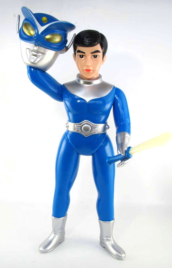 墓場の画廊限定 ブルマァク レッドマン ソフビ (青) マルサン 墓場の