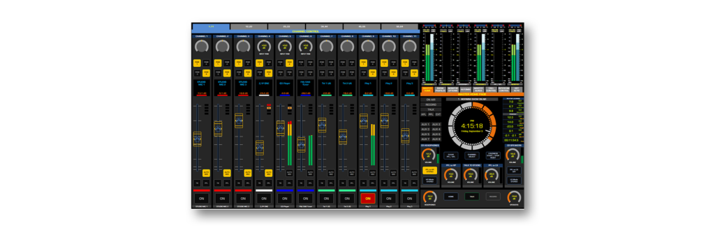 QUASAR XR 放送用AoIPミキシングコンソール -
