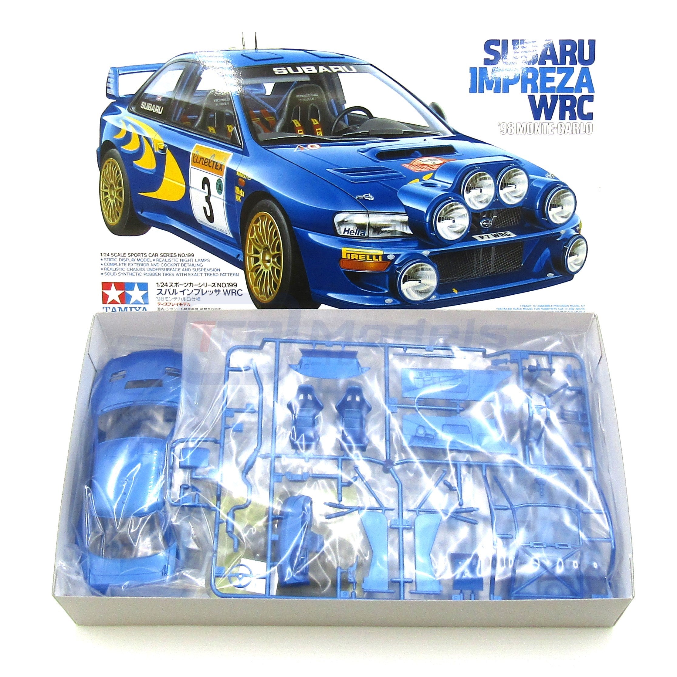 Tamiya 24199 1/24 Sports Car Series: Subaru Impreza WRC '98 Monte