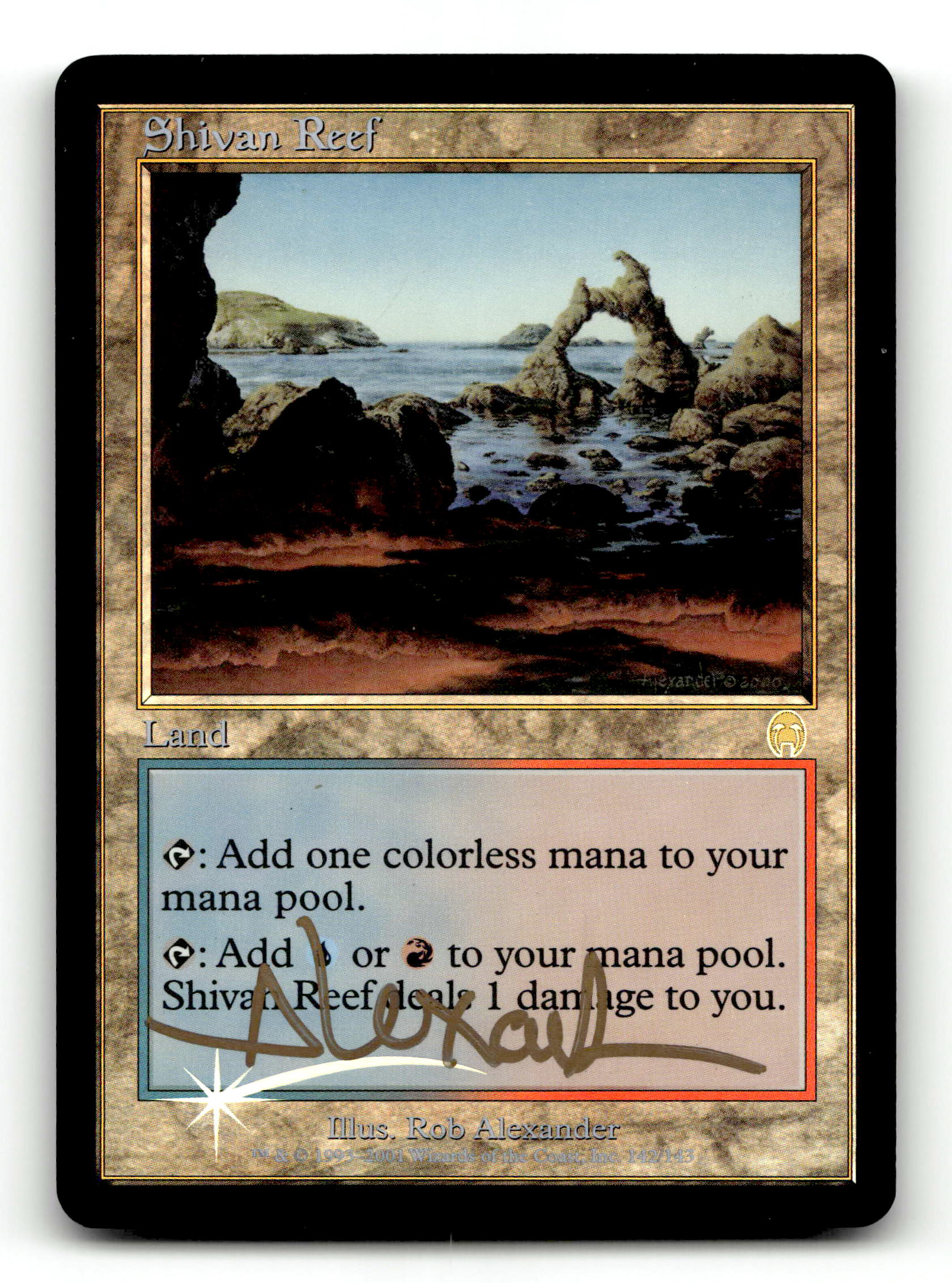 MTG シヴの浅瀬/Shivan Reef APC 英語foil シヴの浅瀬 (Shivan Reef
