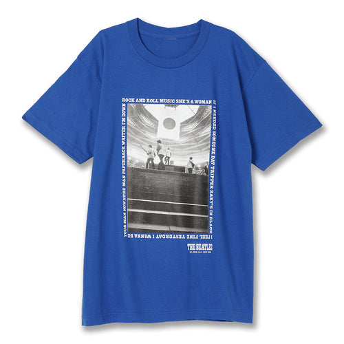 ザ・ビートルズ / Live In Japan 1966 Photo S/S Tee【T-Shirt / Blue