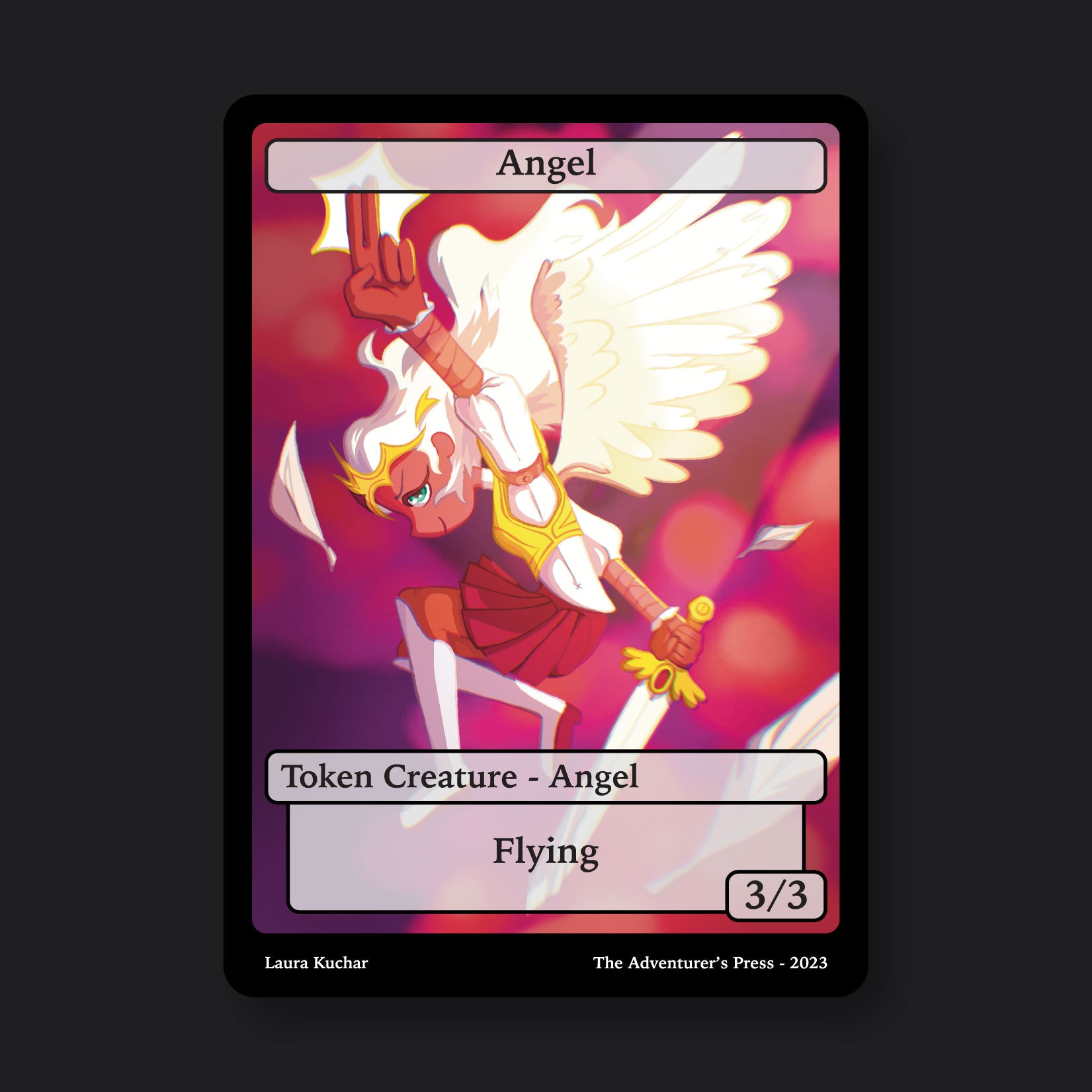 Angel Token Pack for Magic the Gathering MTG: 4 pack 3/3 Angel