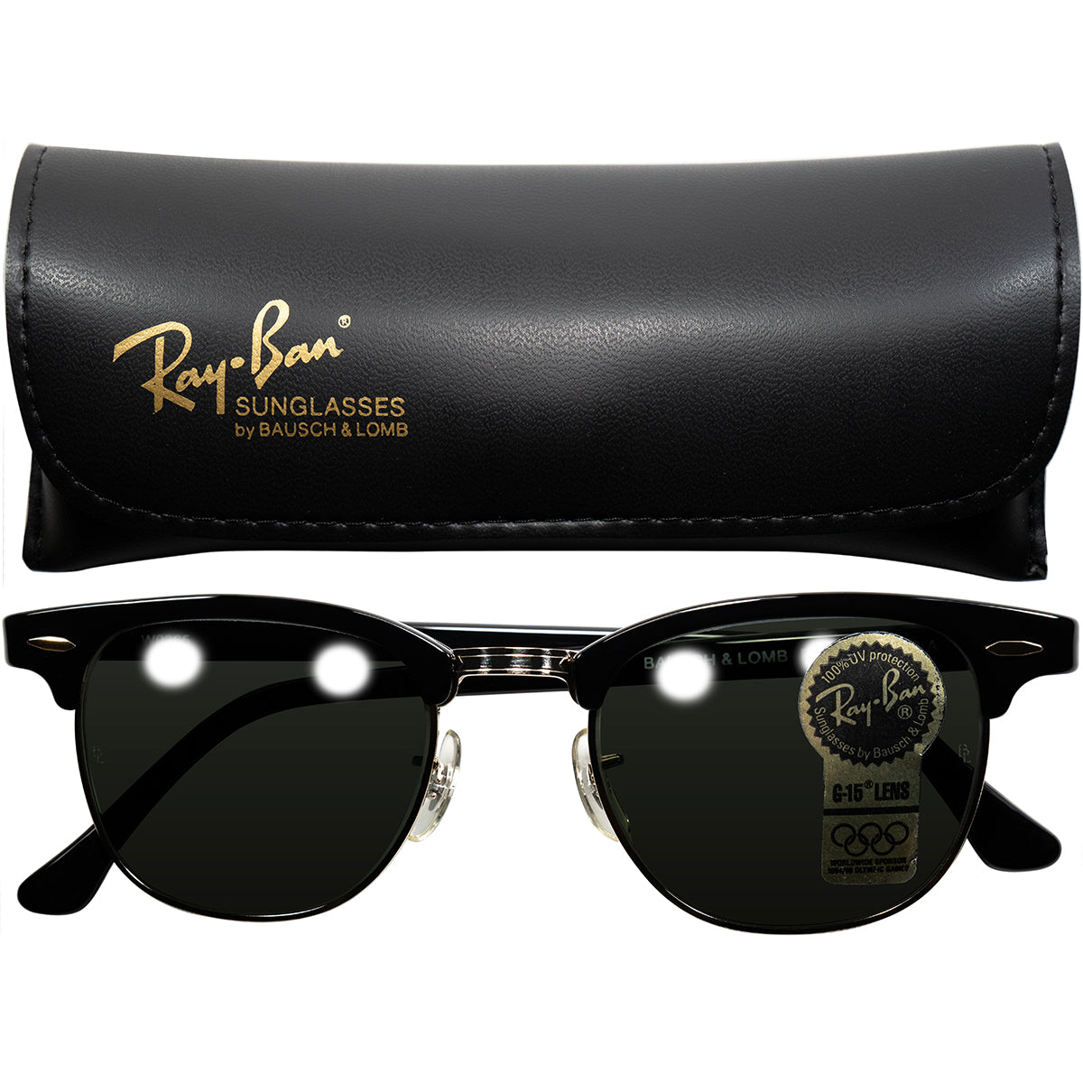 レンズにRAYBANロゴのない貴重な最初期個体1980-90s デッドストック