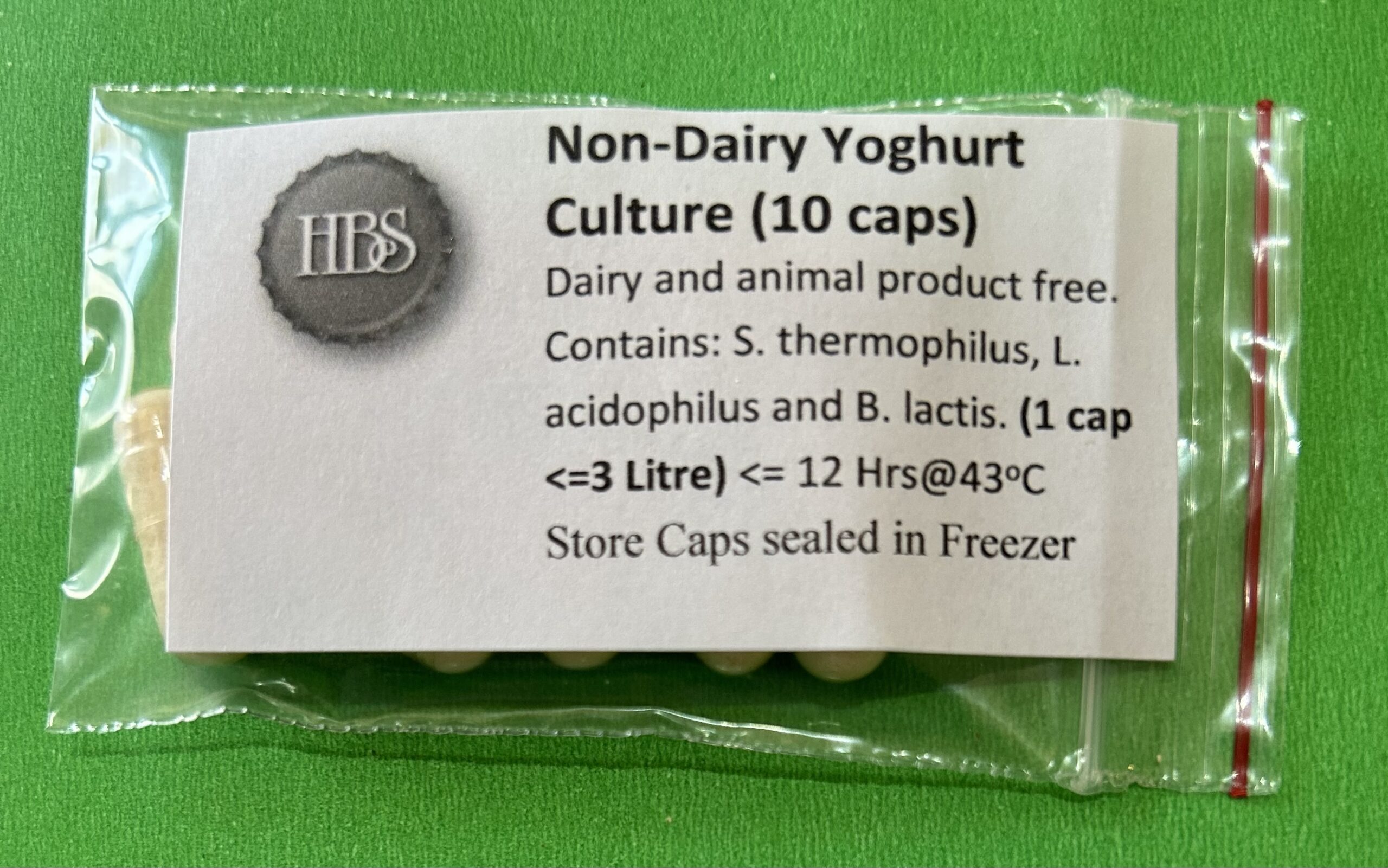 Yoghurt Culture - Non-Dairy (10 Capsule) - The Home Brewer's Shop