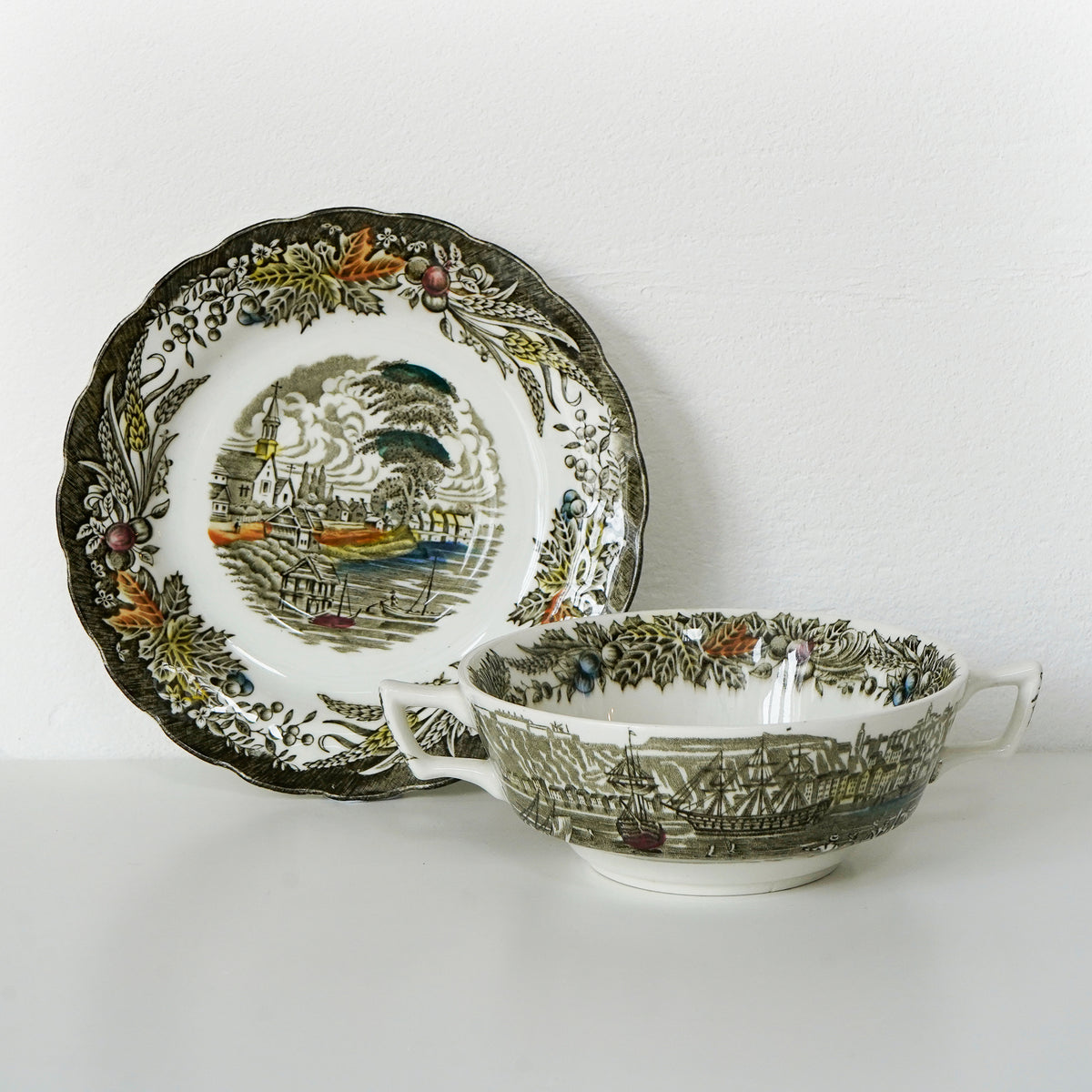 Vintage Ridgway Cup & Saucer / 英国リッジウェイ カップアンド