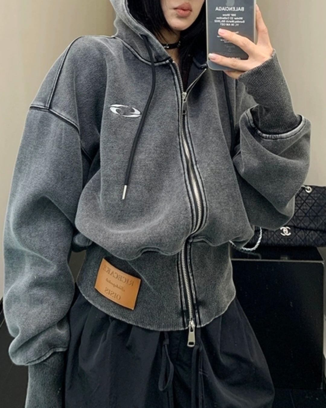 ウォッシュ加工ジップアップパーカー SL319 – THE SOL93