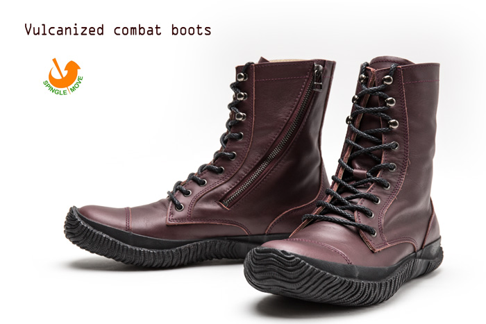 スピングルムーブ SPINGLE MOVE スムースレザー ミリタリーブーツ SPM