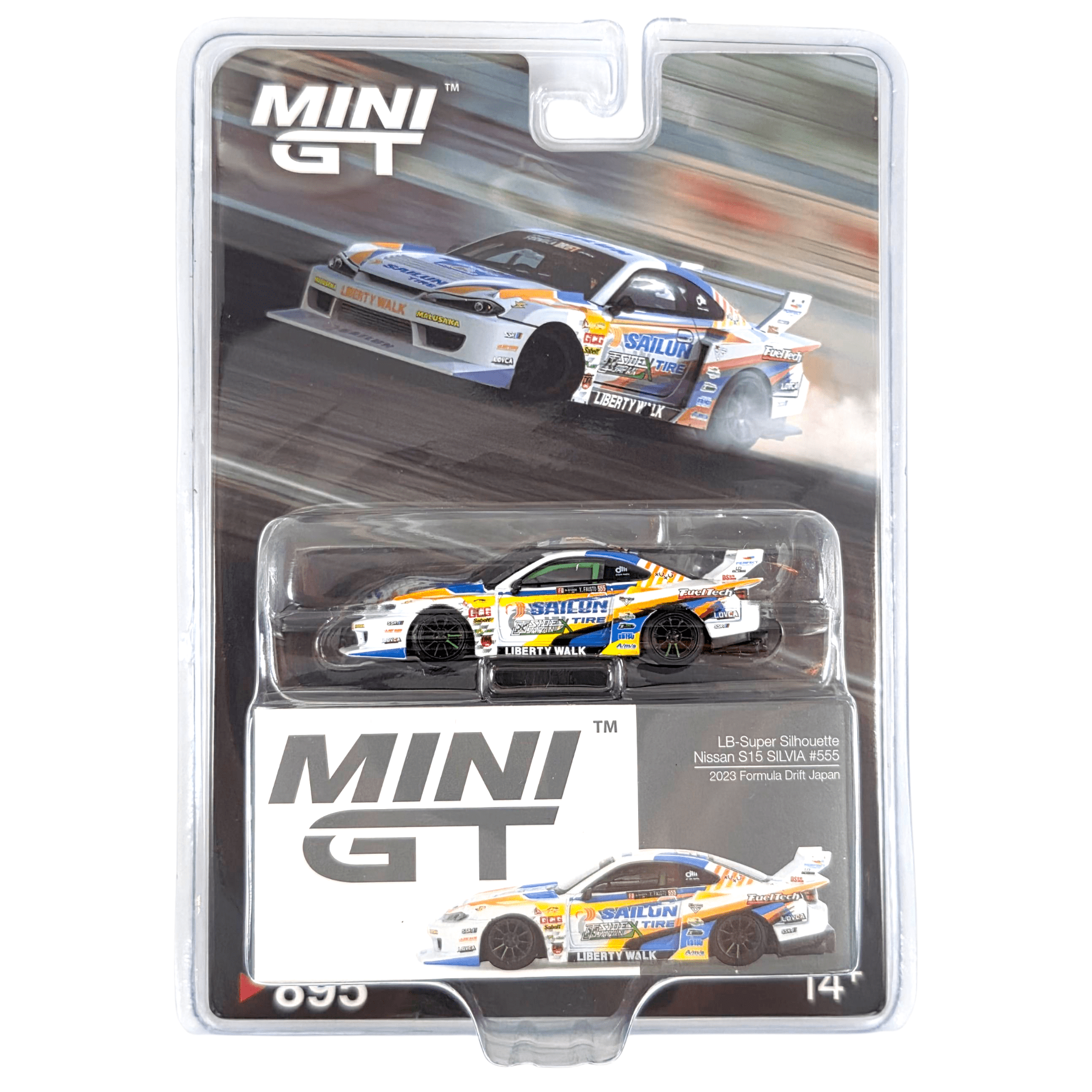 Mini GT - Nissan LB-Super Silhouette S15 SILVIA #555 2023 Formula
