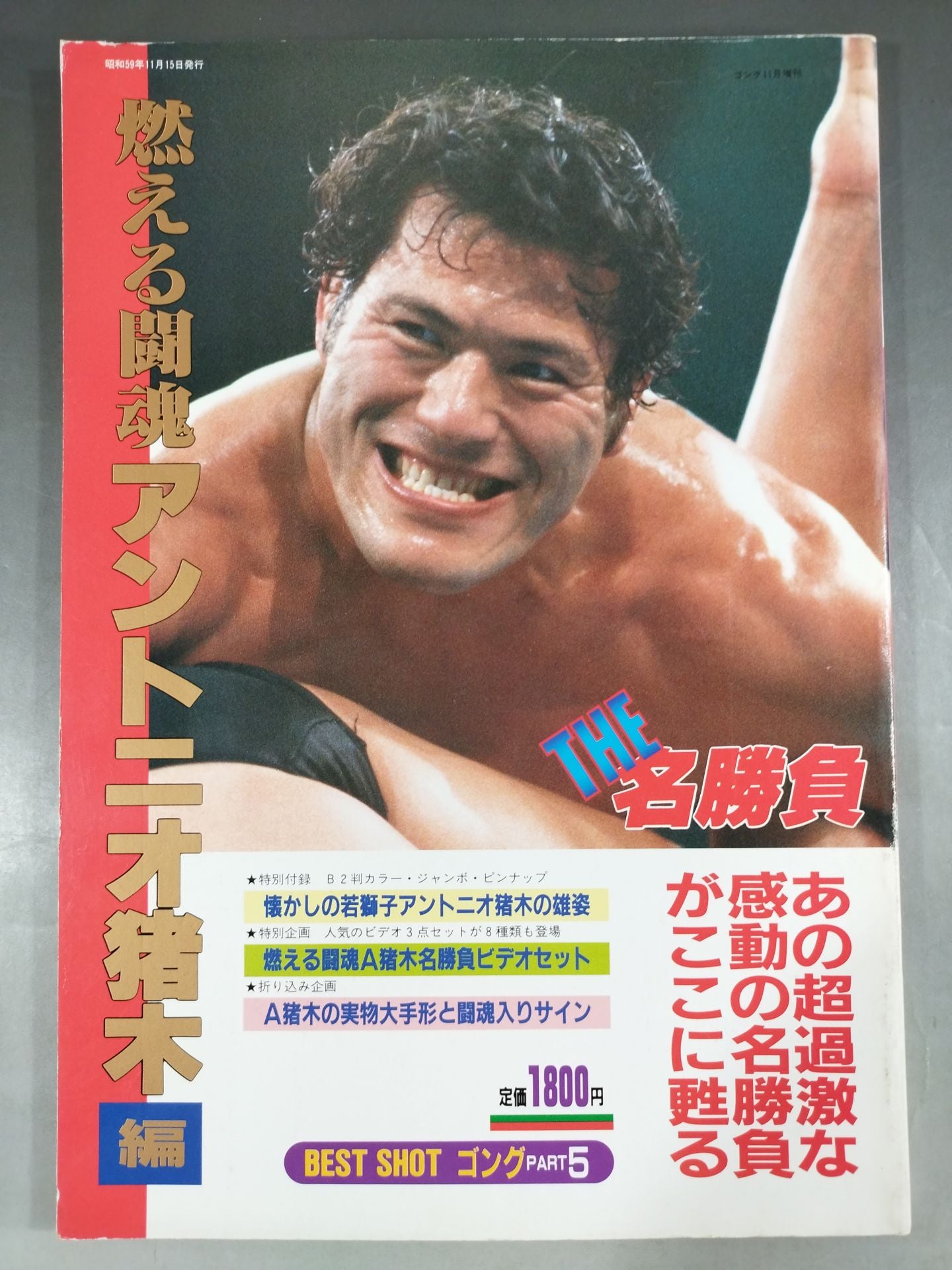 ゴング増刊号 THE名勝負 燃える闘魂アントニオ猪木編 – 闘道館