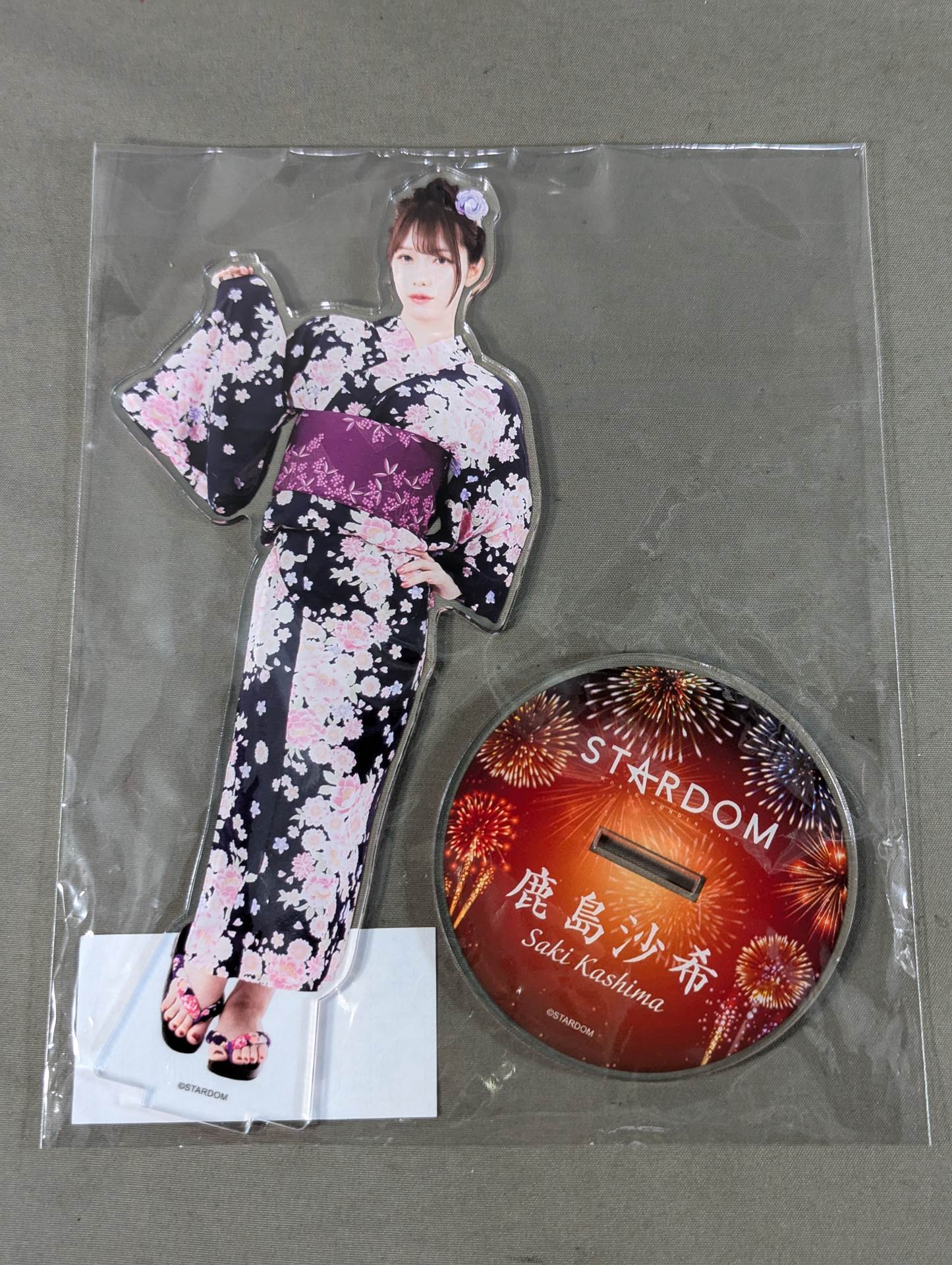 スターダム 【あたり】スターダム 鹿島沙希 BIGアクリルスタンド くじ