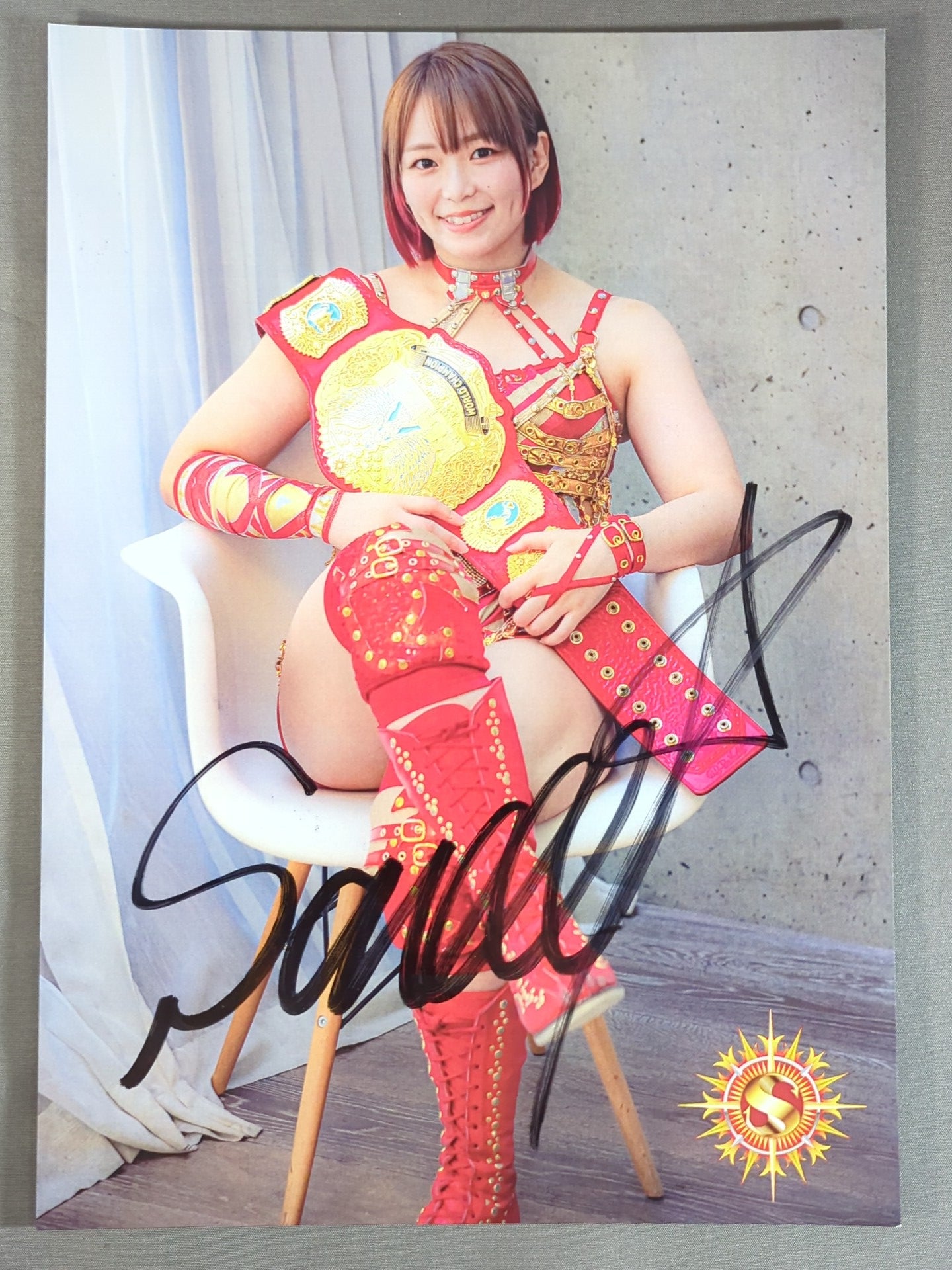 Sareee 直筆サイン入り ポートレート(E-4) – 闘道館