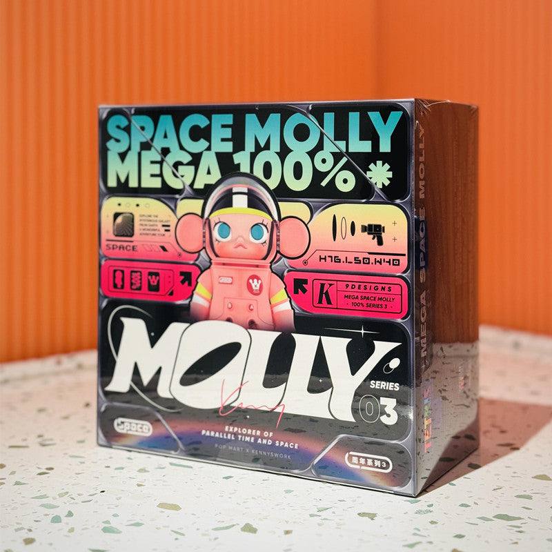 SPACE MOLLY MEGA 100% Series 3 Whole Set Brand New With Plastic