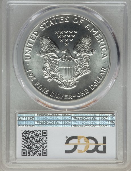 動画あり】アメリカ【1ドル】シルバーイーグル銀貨1988-S PCGS