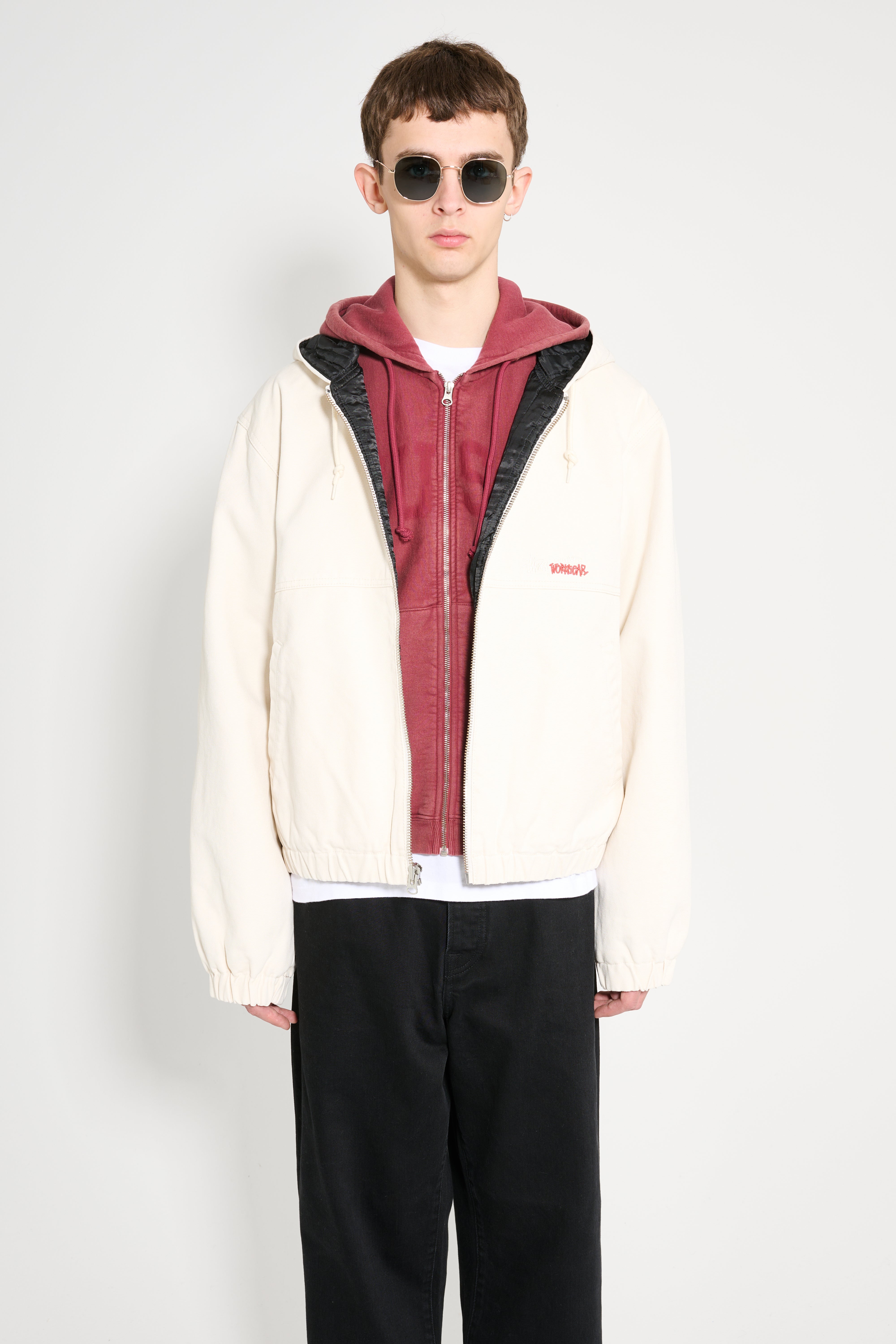 Stüssy Work Jacket Insulated Canvas Bone – Très Bien