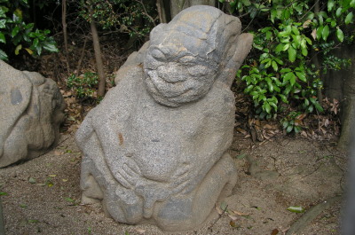 石人像、須弥山石、猿石、人頭石 | 飛鳥の謎の石像 | 旅の空