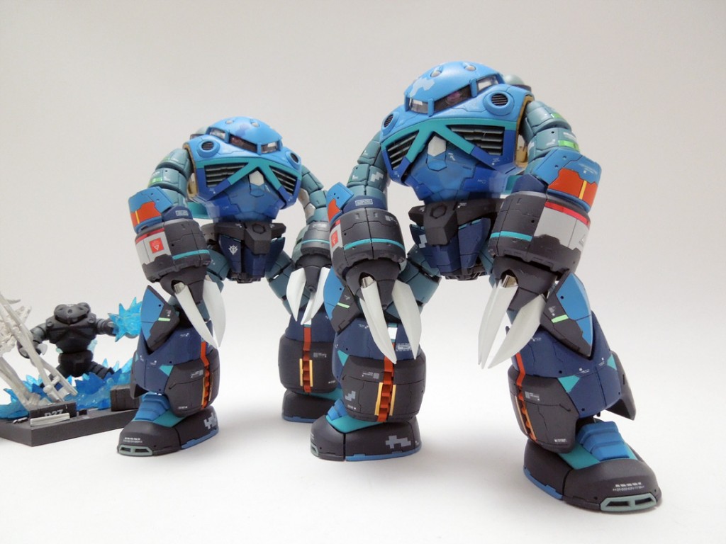 RG MSM-07S & MSM-07シャア専用ズゴック &量産型ズゴック完成報告