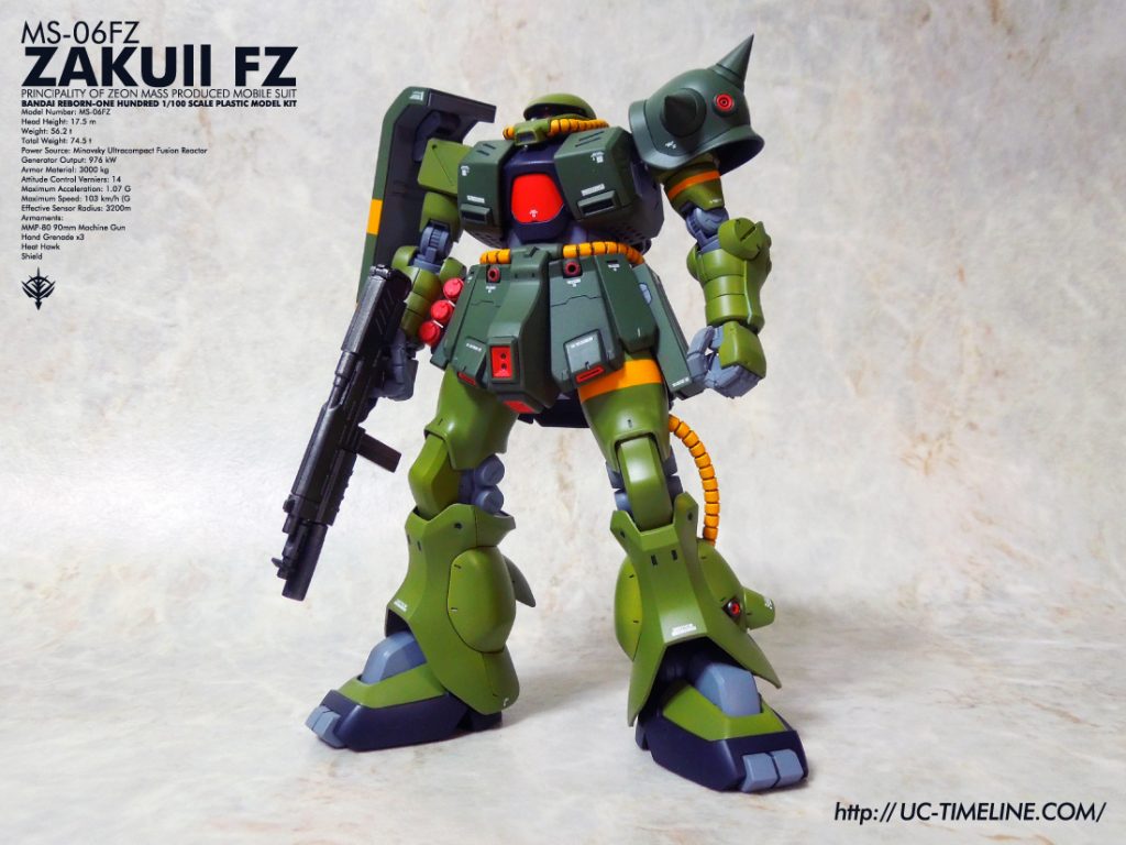 RE/100 ザクII改 完成報告。 – UC-TIMELINE. ガンプラ好きだけど難しい