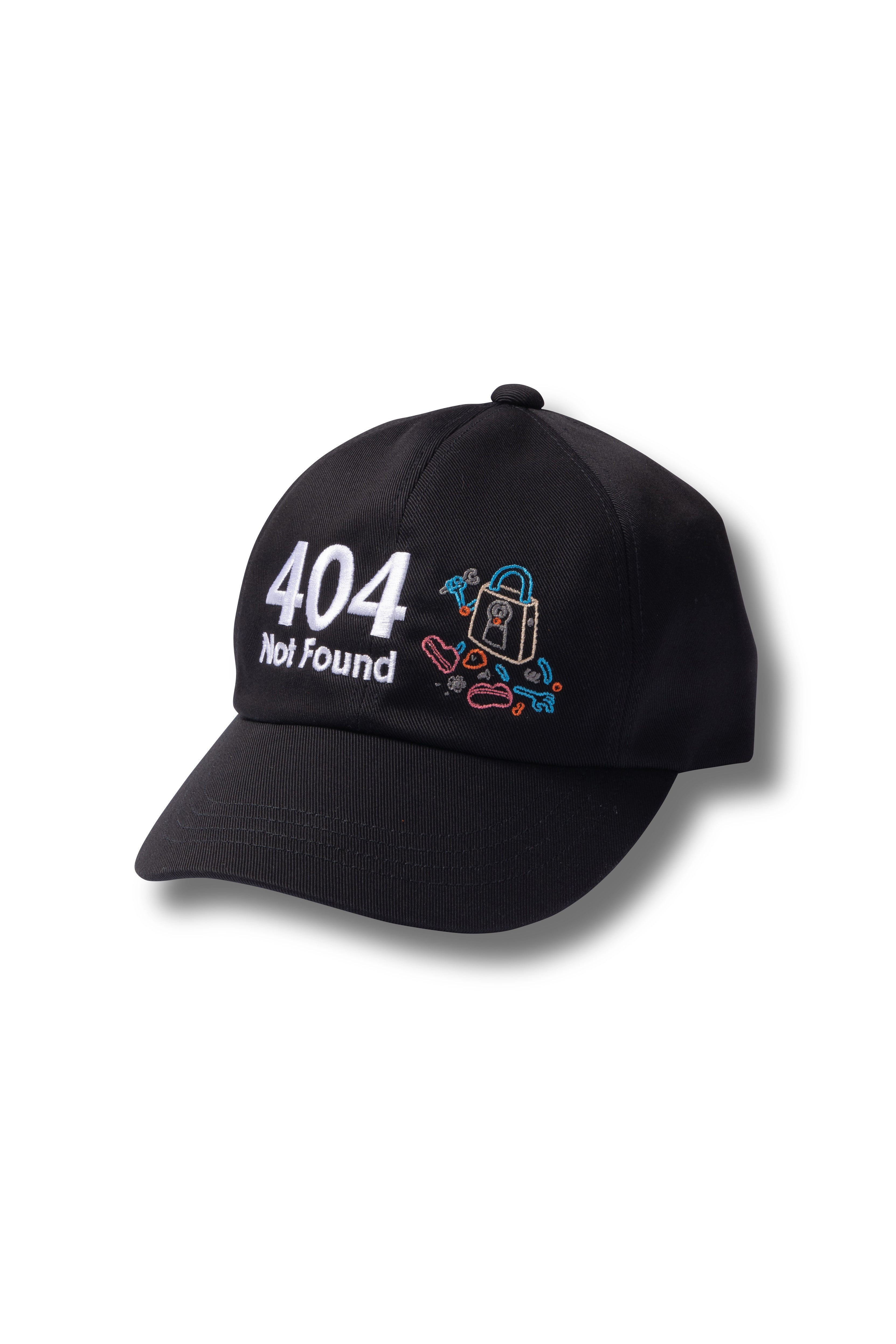 404 NOT FOUND CAP / BLK – VAULTROOM