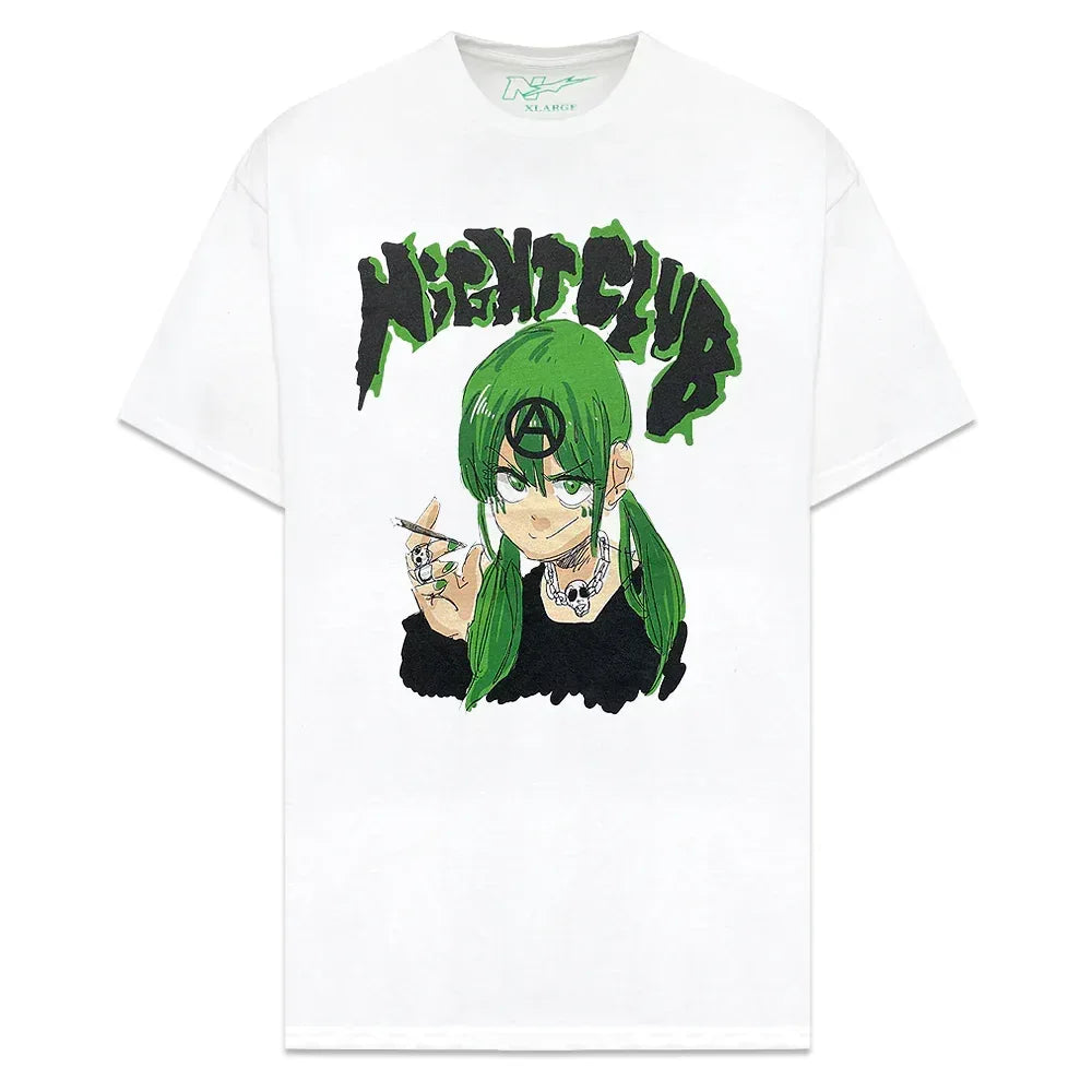 NIGHT CLUB Product Page - Anarchy Tee - White - VENTURER